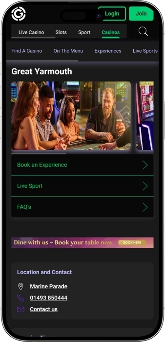 Grosvenor Casino Great Yarmouth App